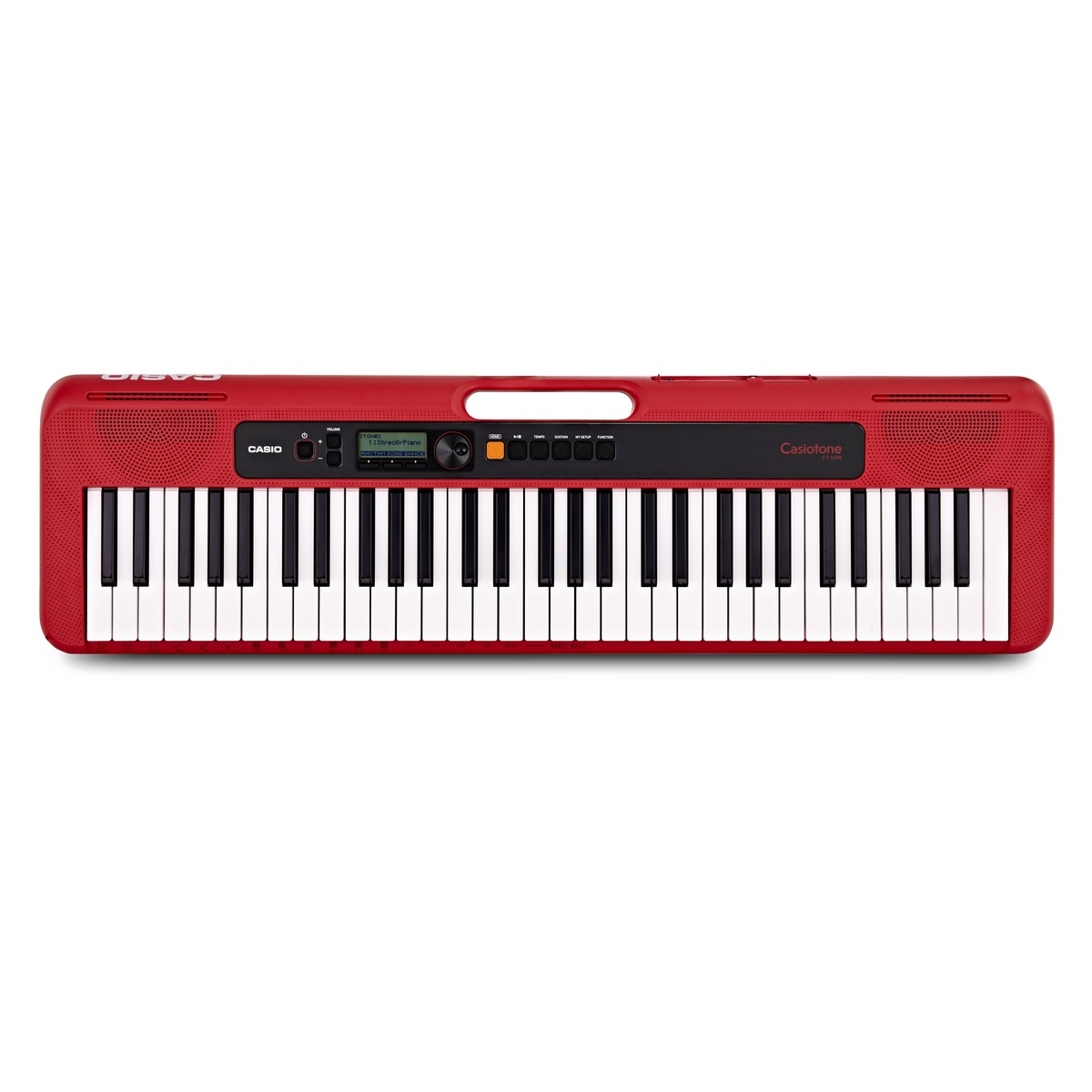 CASIO CT-S200 RD TASTIERA PORTATILE 61 TASTI MIDI USB COLORE ROSSO