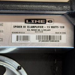 Line6 Spider III 15W – Amplificatore per Chitarra Usato Perfettamente Funzionante
