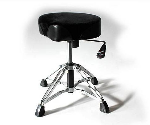 LUKE DANIEL LUKE&DANIEL SGABELLO PER BATTERIA QUATTRO PIEDI PROFESSIONALE ALTEZZA VARIABILE CON SISTEMA A GAS