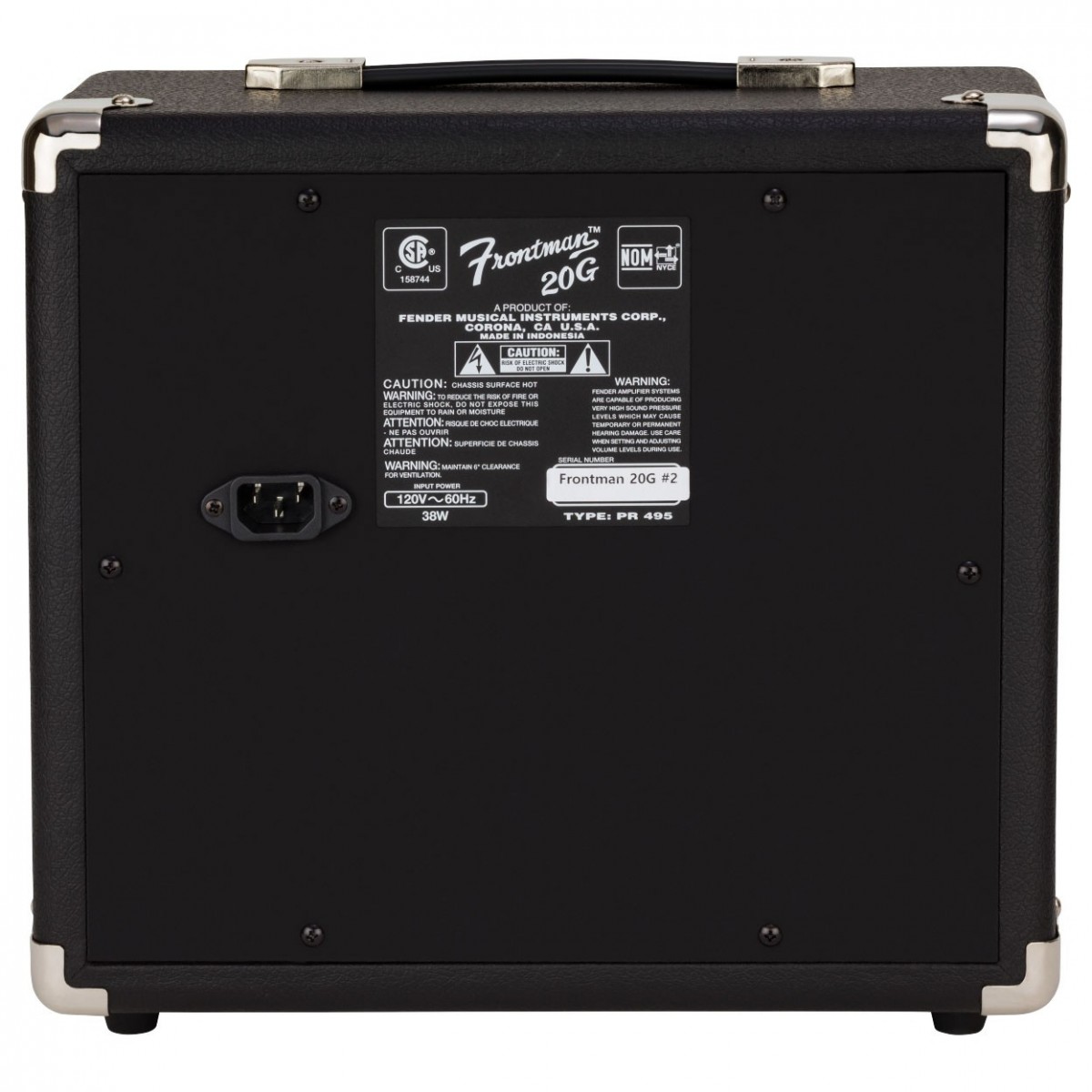 FENDER FRONTMAN 20G AMPLIFICATORE COMBO PER CHITARRA 20W WOOFER 8"