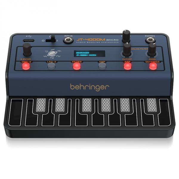 BEHRINGER JT-4000M MICRO SINTETIZZATORE 4 VOCI MIDI 2 OSCILLATORI 16 TASTI DINAMICI