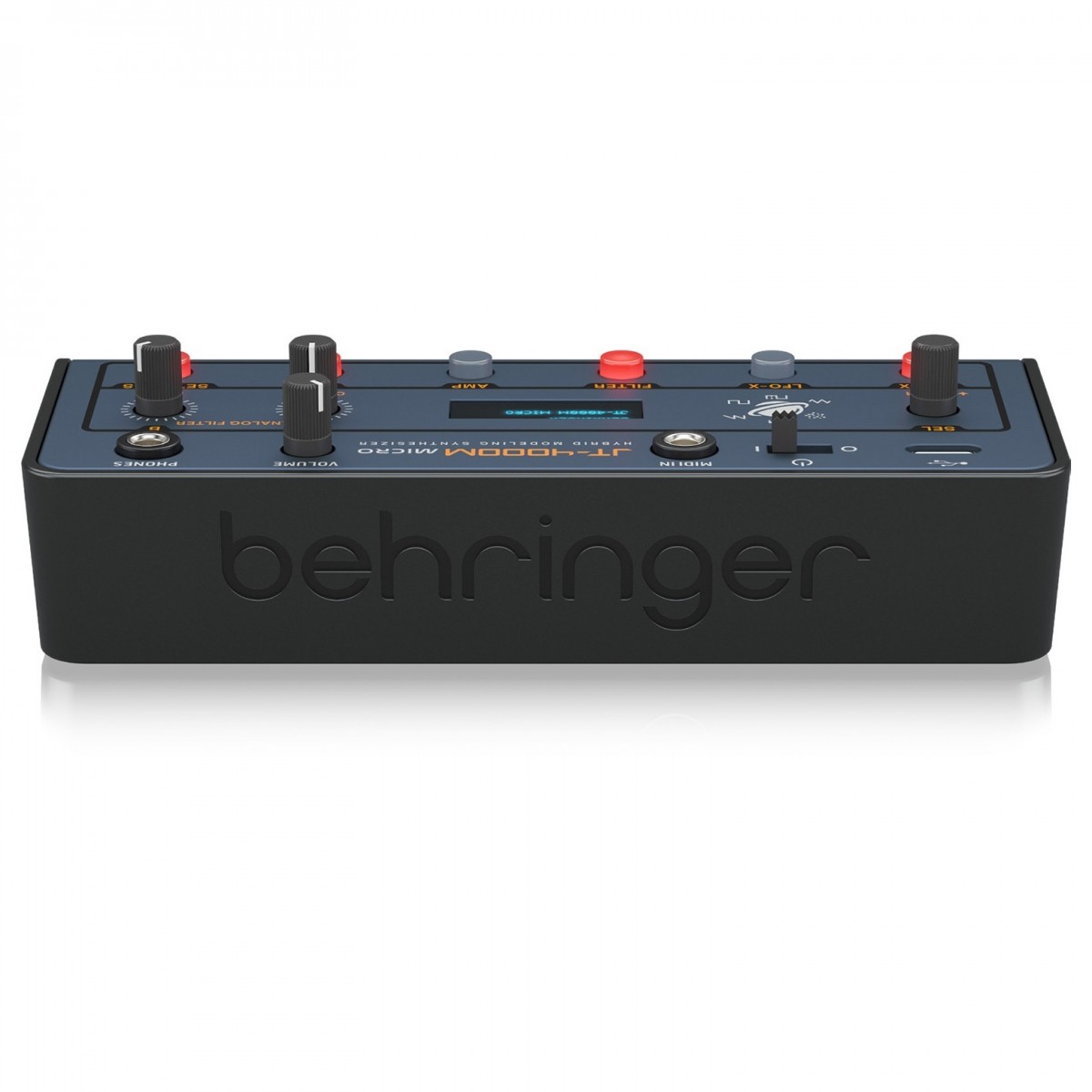 BEHRINGER JT-4000M MICRO SINTETIZZATORE 4 VOCI MIDI 2 OSCILLATORI 16 TASTI DINAMICI