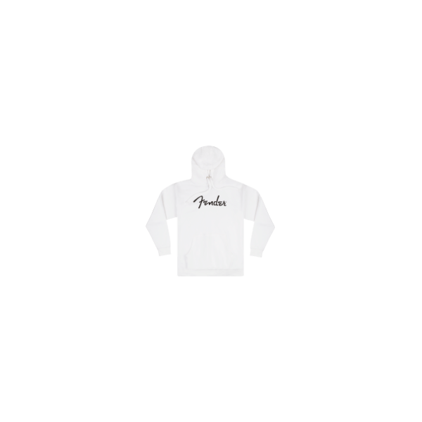 Fender Spaghetti Logo Hoodie, Olympic White, S
