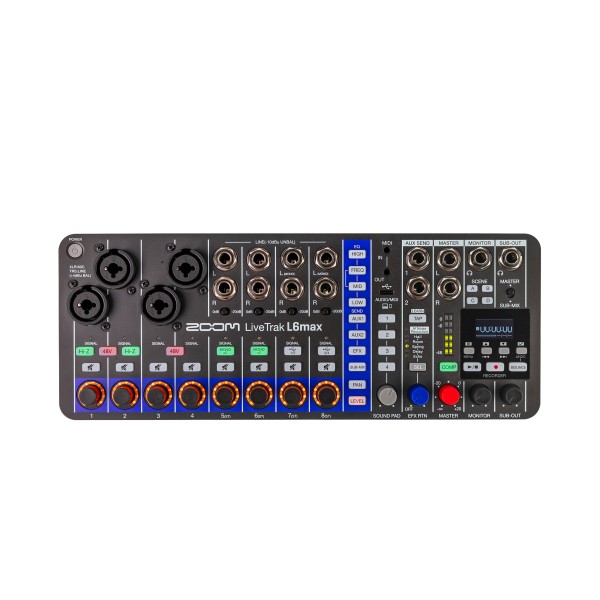 Zoom L6max - Mixer digitale 12 canali 32 Bit Floating Point