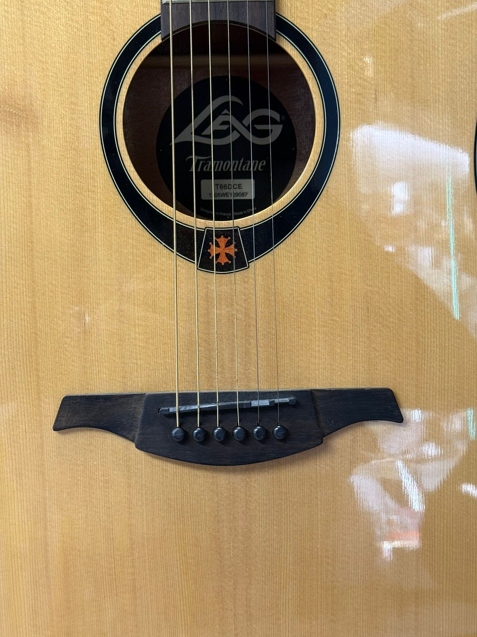 LAG Guitars T66DCE - USATA - chitarra acustica elettrificata