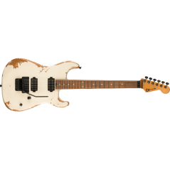 Charvel Pro-Mod Relic San Dimas Style 1 HH FR PF, Pau Ferro Fingerboard, Weathered White