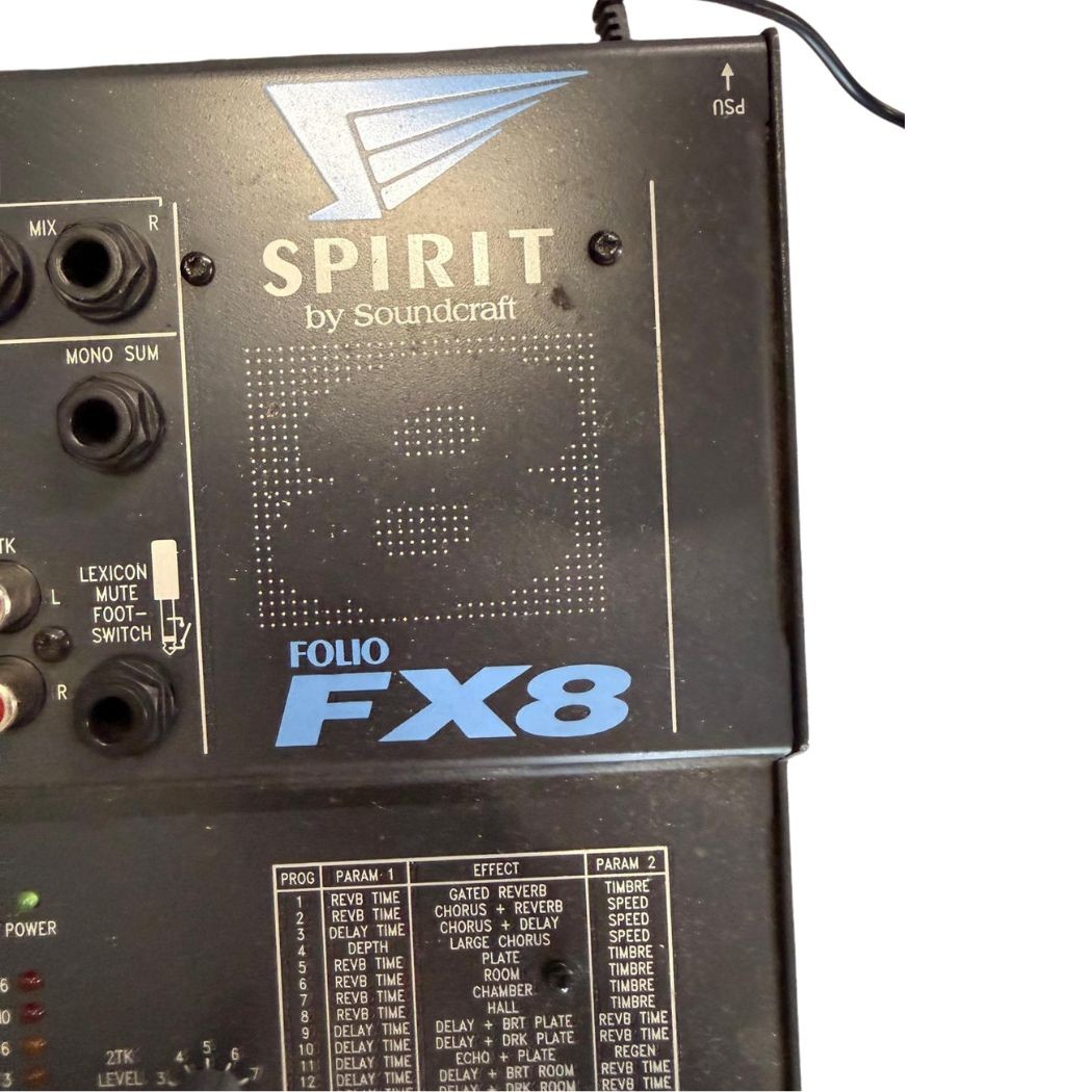SOUNDCRAFT Spirit FX8 - Mixer - Usato in ottime condizioni