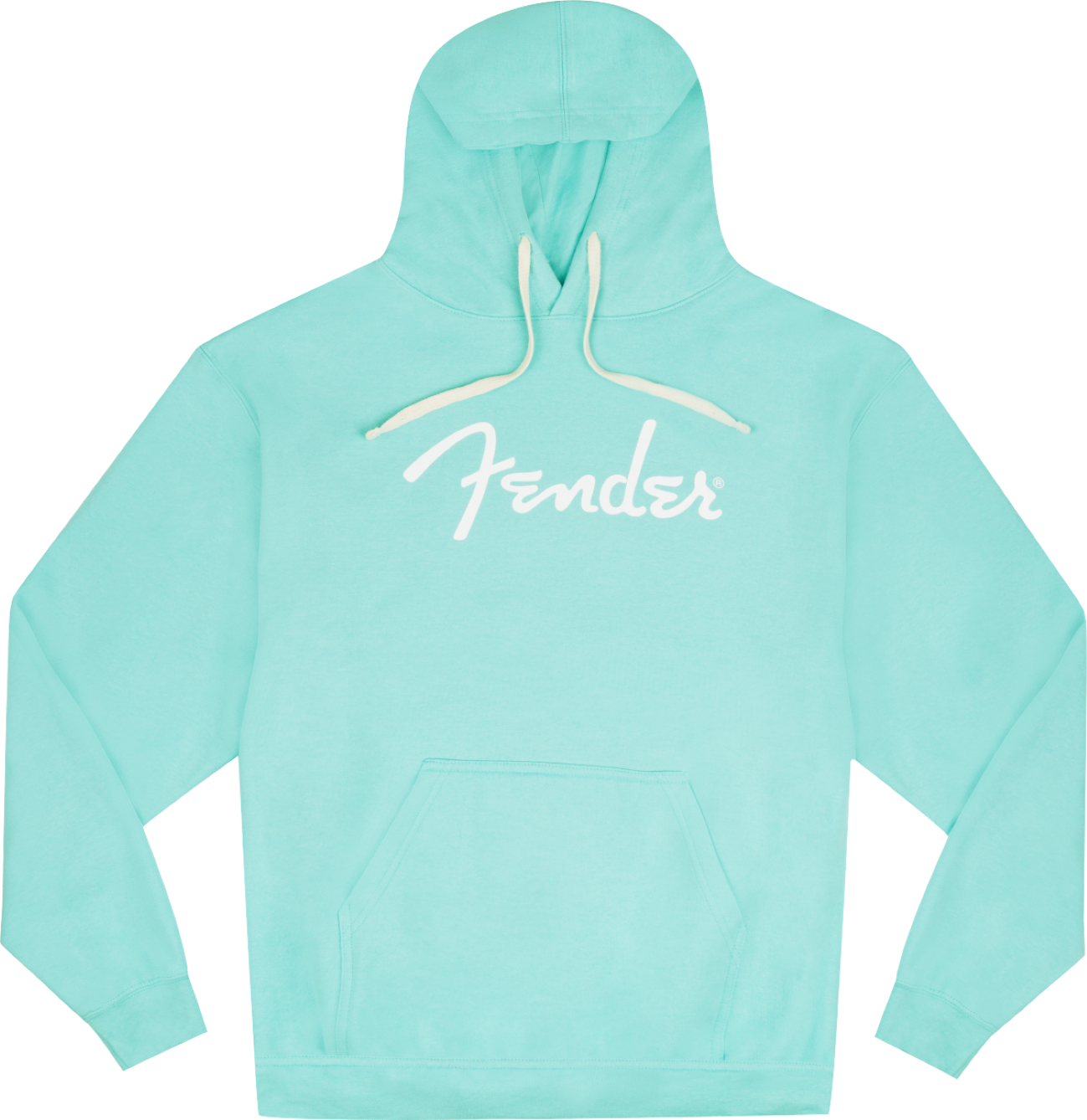 Fender Fender® Spaghetti Logo Hoodie, Daphne Blue, S