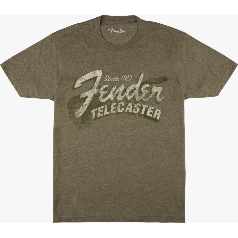 Fender Since 1951 Telecaster T-Shirt, Military Heather Green, XXL