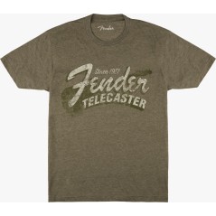 Fender Since 1951 Telecaster T-Shirt, Military Heather Green, XXL