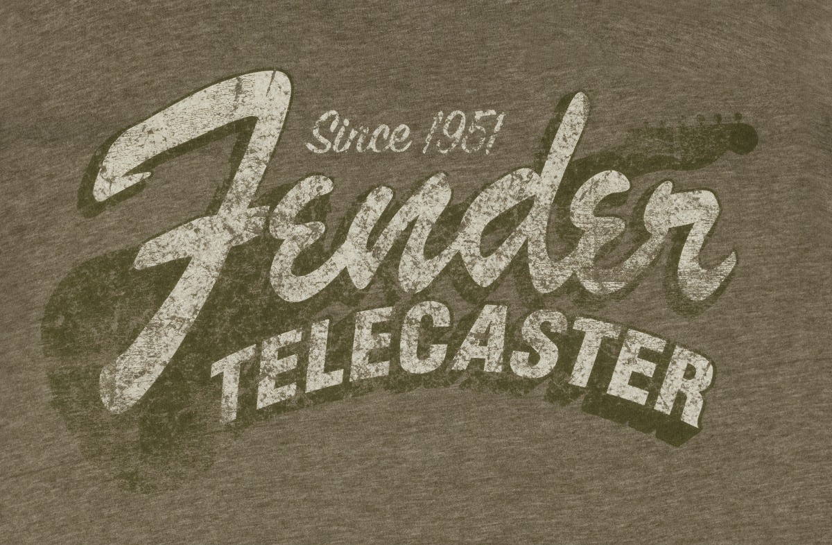 Fender Fender® Since 1951 Telecaster™ T-Shirt, Military Heather Green, XXL
