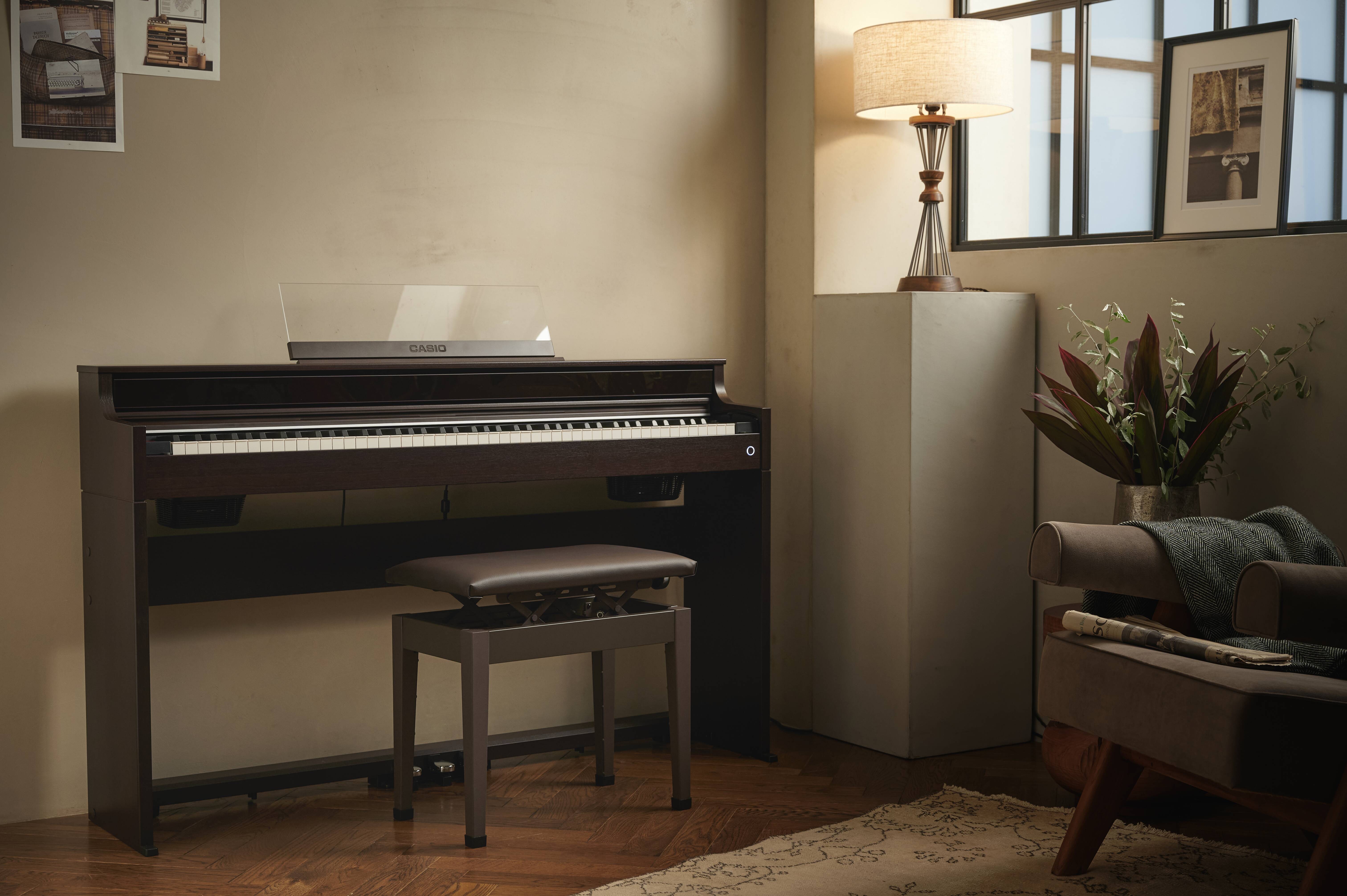 Casio AP-S450BN: Eleganza e Prestazioni in un Pianoforte Digitale Compatto