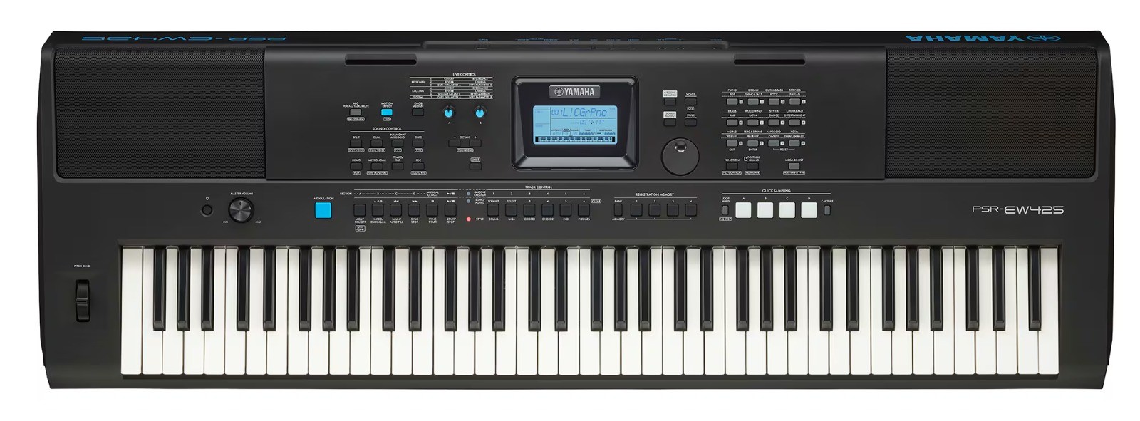 Yamaha PSR-EW425: Tastiera Portatile 76 Tasti con Voci Premium e Live Control