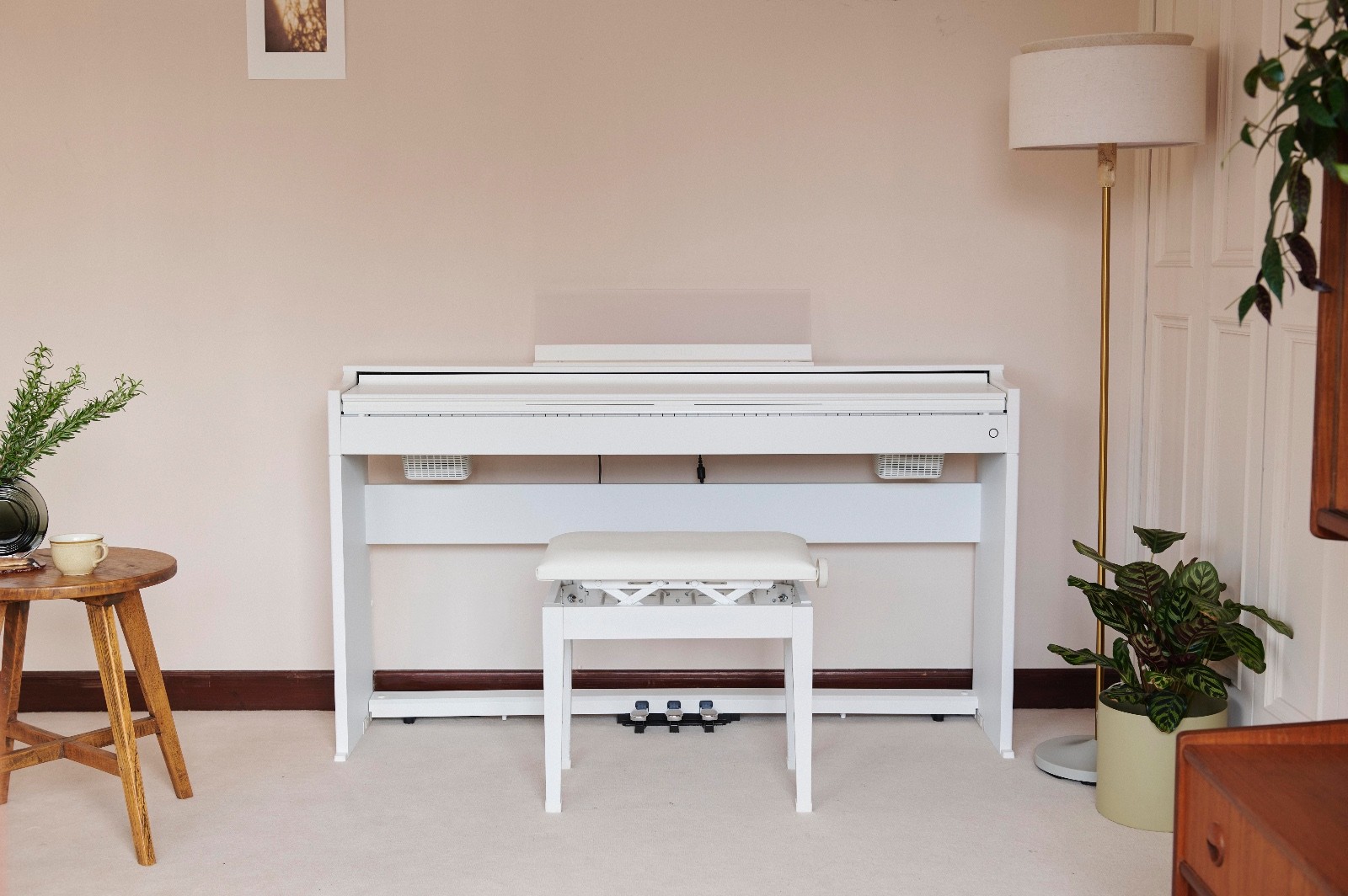 CASIO AP-S200 WE Celviano: Pianoforte Digitale con Mobile Slim e Tasti Hammer Action