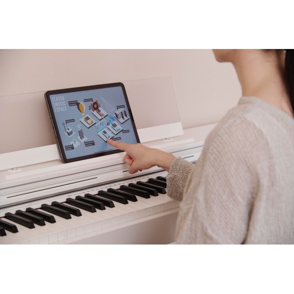 CASIO AP-S200 WE Celviano: Pianoforte Digitale con Mobile Slim e Tasti Hammer Action
