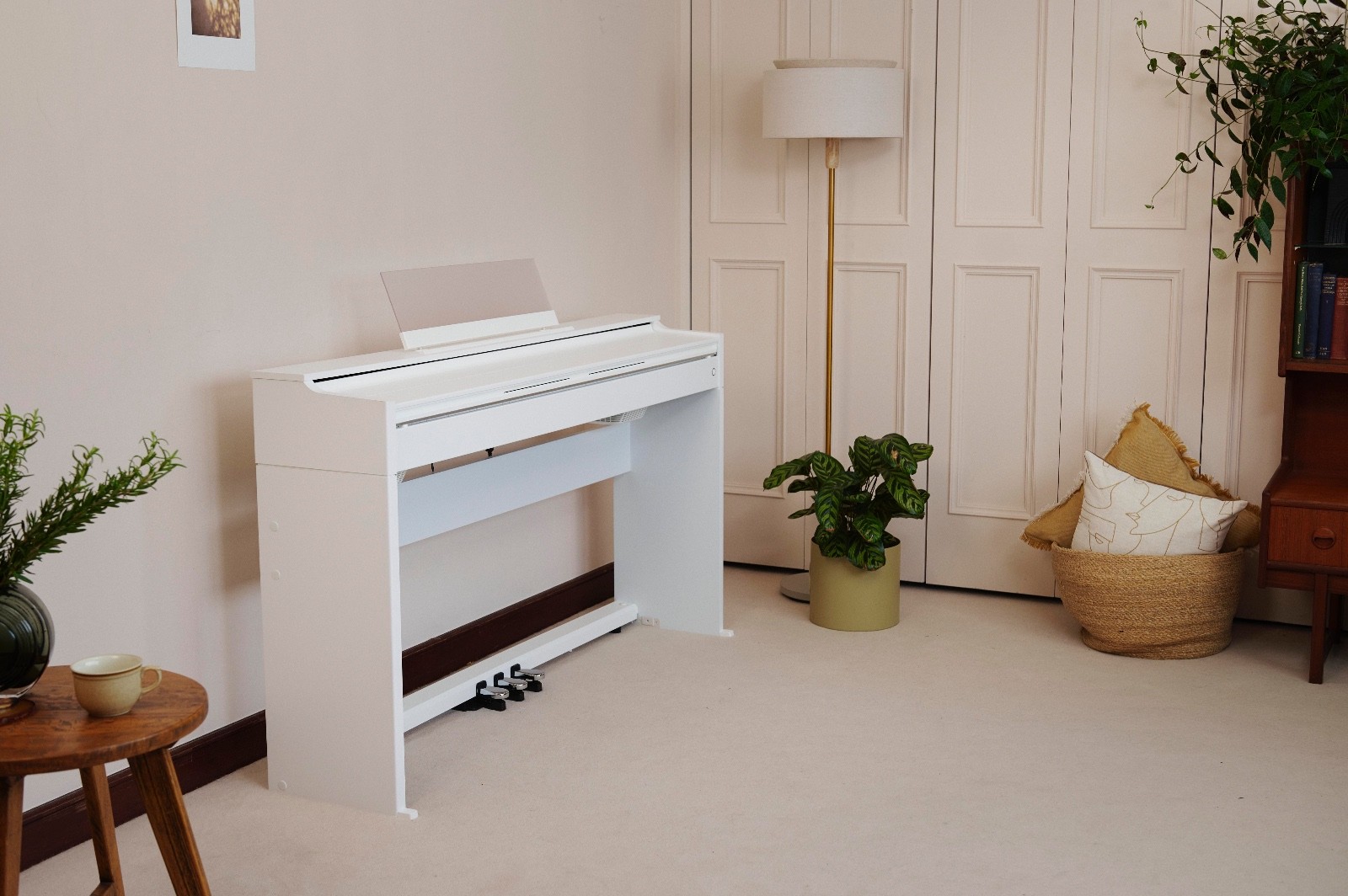 CASIO AP-S200 WE Celviano: Pianoforte Digitale con Mobile Slim e Tasti Hammer Action