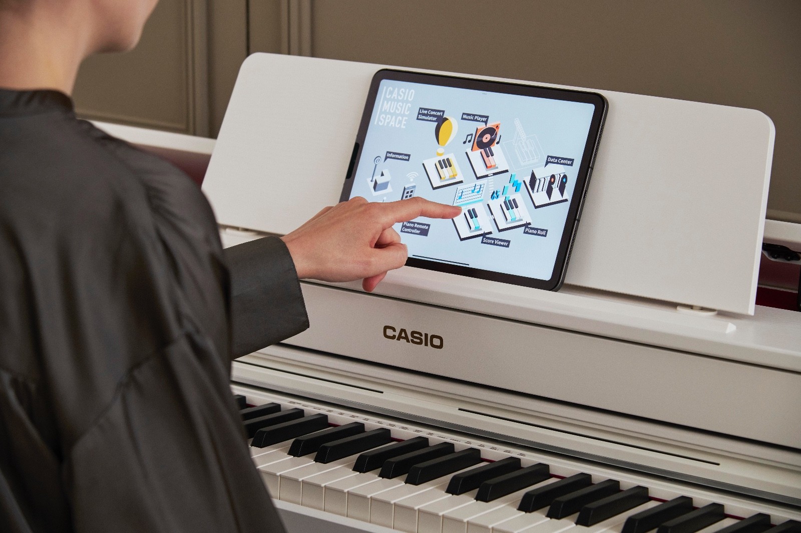 CASIO AP-300 WE Celviano: Pianoforte Digitale 88 Tasti Hammer Action Bianco