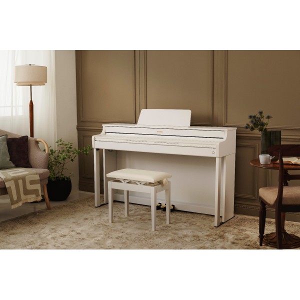 CASIO AP-300 WE Celviano: Pianoforte Digitale 88 Tasti Hammer Action Bianco