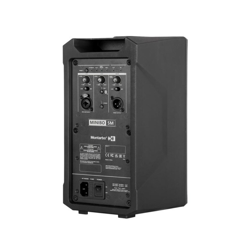 Montarbo MiniBO-5M - Diffusore Attivo 2 Vie con Bluetooth TWS e Mixer Integrato