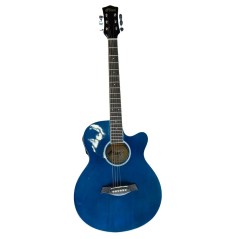 TIGER ACG4-BL Chitarra Elettroacustica Blu - Set Completo per Principianti - Usato