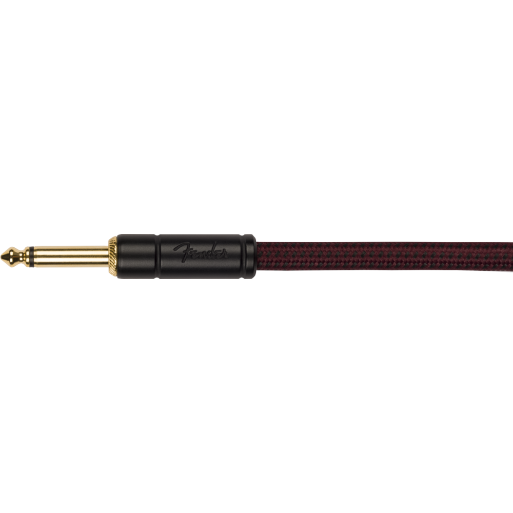 Fender Limited Edition Deluxe Series Tweed Cable, 10', Oxblood