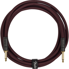 Fender Limited Edition Deluxe Series Tweed Cable, 10', Oxblood