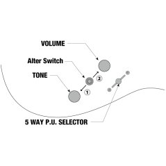 IBANEZ AZ24S1FTKS - CHITARRA ELETTRICA TRANSPARENT BLACK SUNBURST