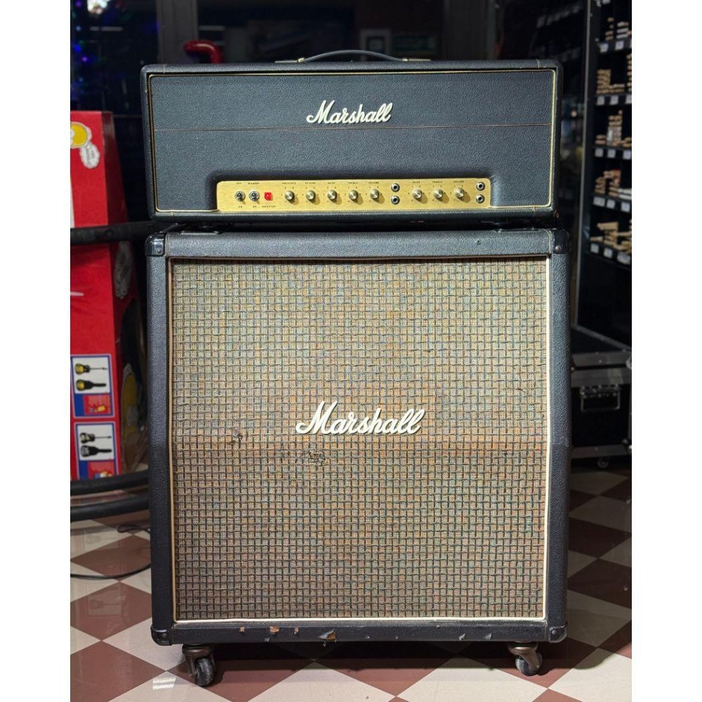 CASSA E TESTATA MARSHALL ARTISTE MADE IN INGLAND NUMERO SERIALE: 8358F