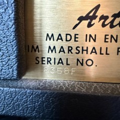 CASSA E TESTATA MARSHALL ARTISTE MADE IN INGLAND NUMERO SERIALE: 8358F