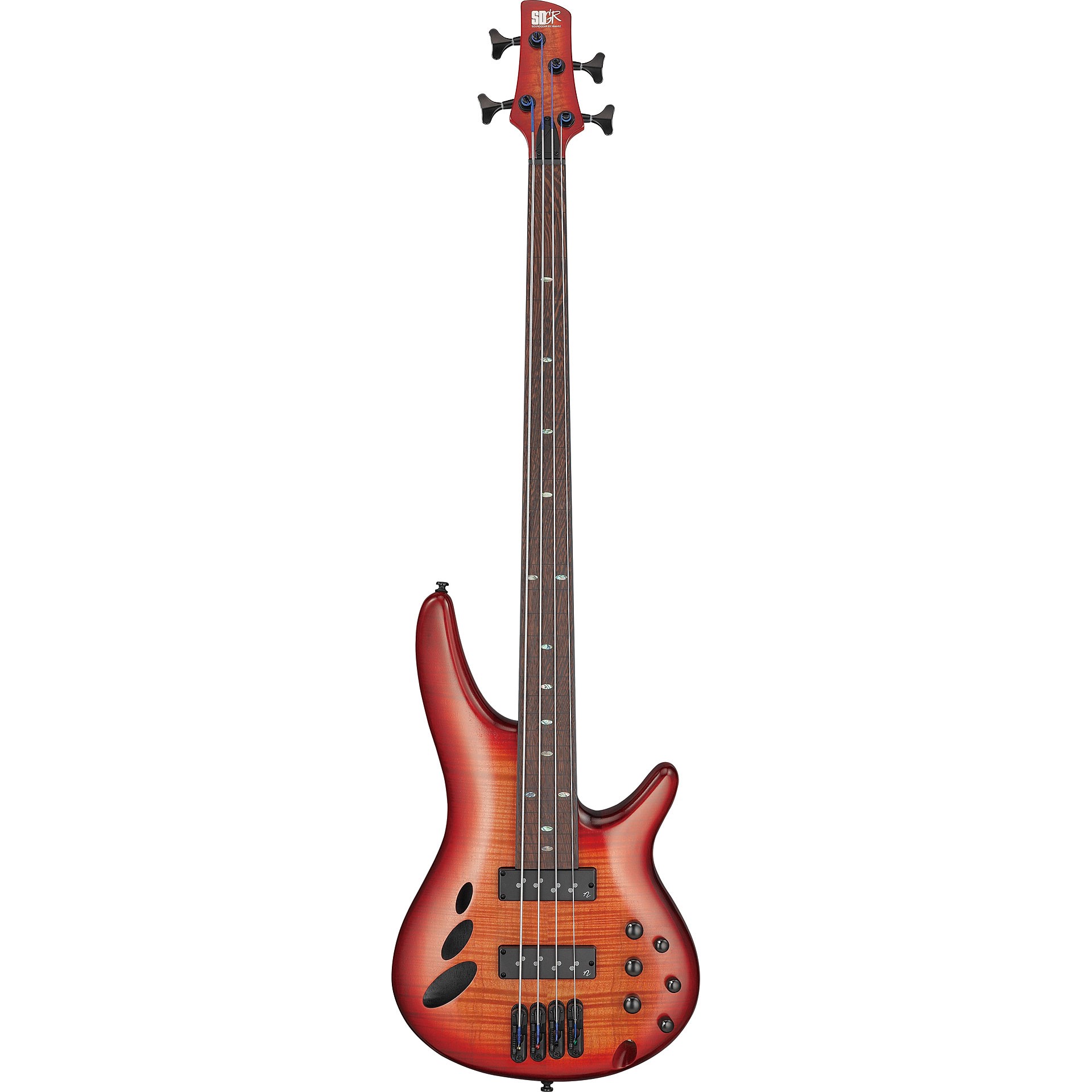 IBANEZ SRD900F-BTL Brown Topaz Burst Low Gloss - Basso elettrico 4 corde fretless marrone