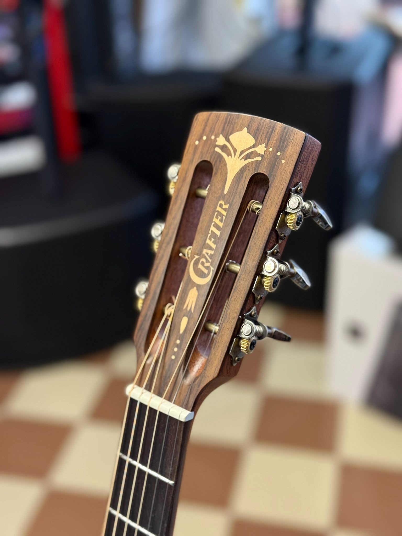 CRAFTER MINO MACASSAR - Chitarra Acustica 3/4 Elettrificata - USATA