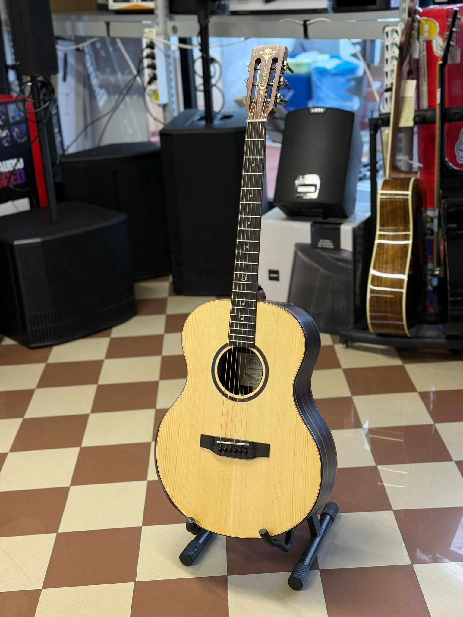 CRAFTER MINO MACASSAR - Chitarra Acustica 3/4 Elettrificata - USATA