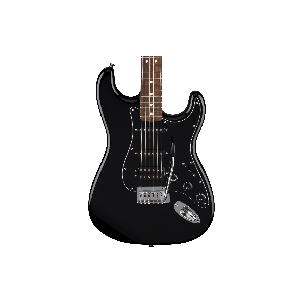 Fender Standard Stratocaster® HSS, Laurel Fingerboard, Black Pickguard, Black