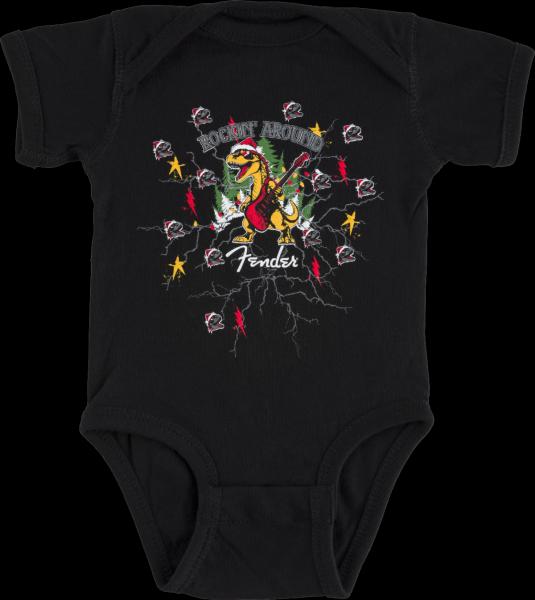 Fender 2025 Christmas Dinosaur Baby Bodysuit, 3-6 Months