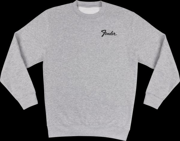 Fender SM Transition Logo Sweatshirt, Athletic Gray, XL