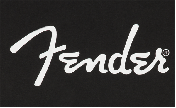 Fender Fender® Spaghetti Logo Women's Tee, Black, Large
