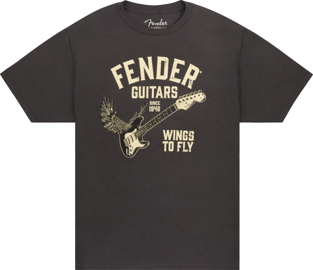 Fender Fender® Wings To Fly T-Shirt, Vintage Black, XXL