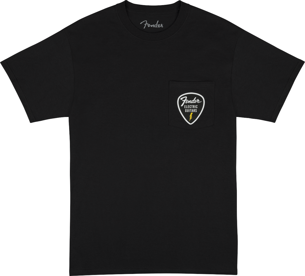 Fender Fender® Pick Patch Pocket Tee, Black, XXL