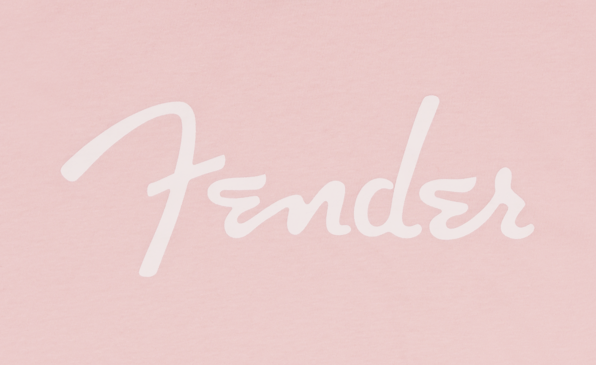 Fender Fender® Spaghetti Logo T-Shirt, Shell Pink, S