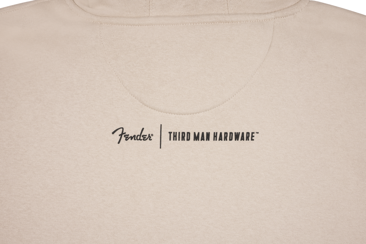 Fender Fender® x Third Man Hardware™ Hoodie, Sugar, M