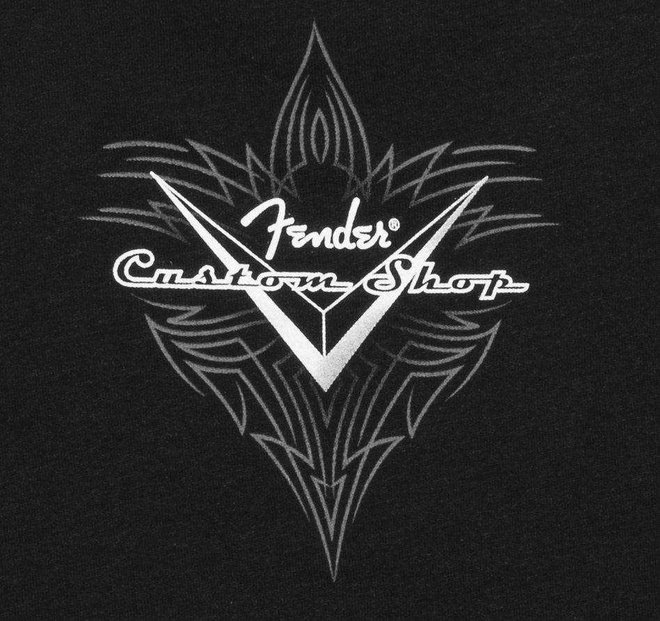 Fender Fender® Custom Shop Pinstripe T-Shirt, Black, XL