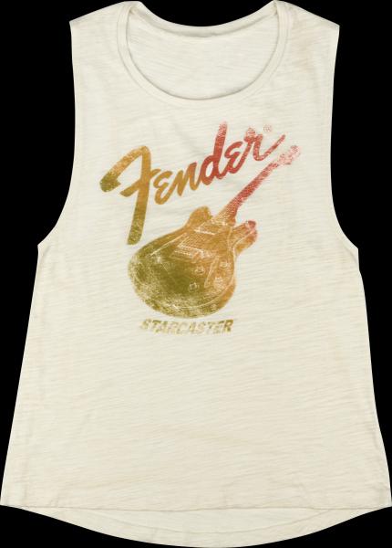 Fender Starcaster Womens Tank, Natural L