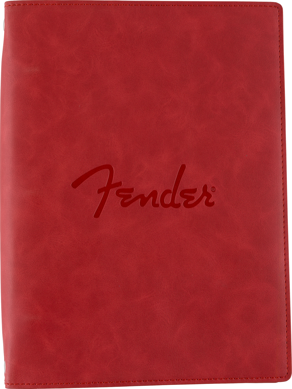 Fender Fender™ Vegan Leather Music Note Book, Dakota Red
