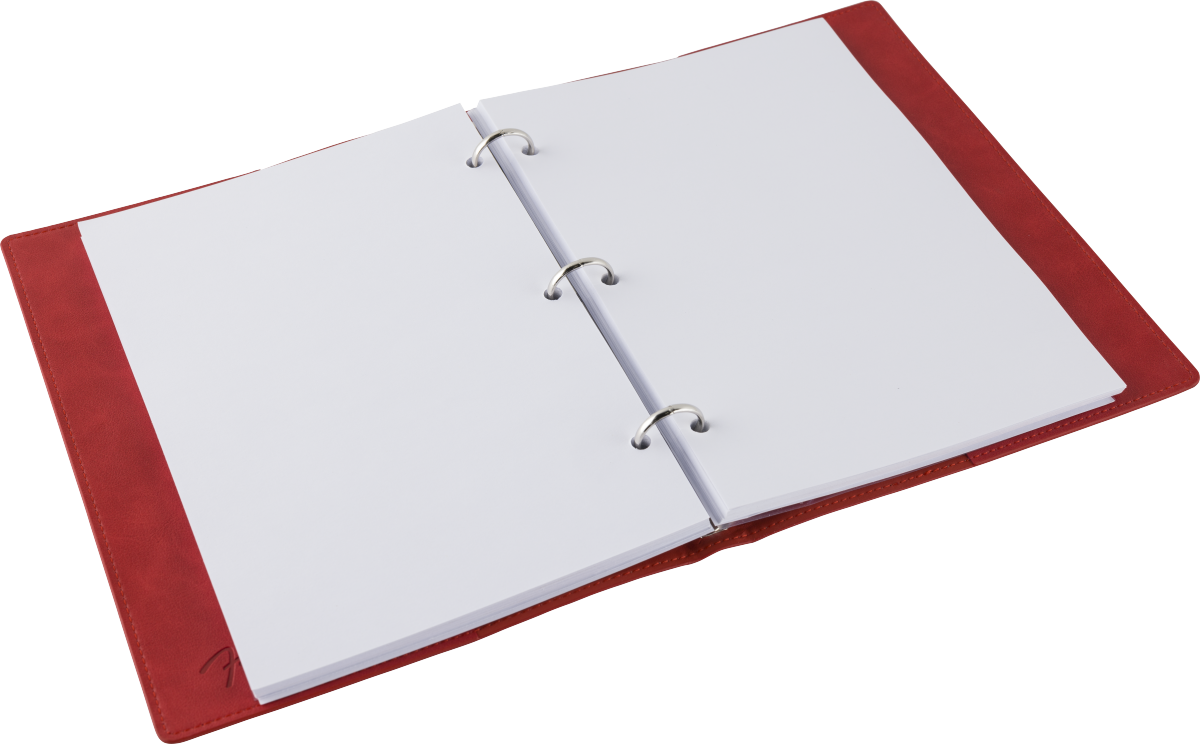 Fender Fender™ Vegan Leather Music Note Book, Dakota Red