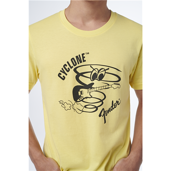 Fender Fender® Cyclone T-Shirt, Yellow, XXL