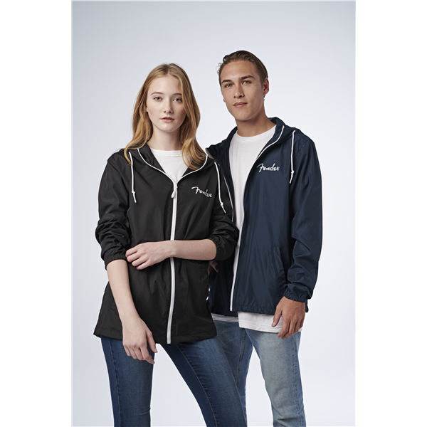 Fender Fender® Spaghetti Logo Windbreaker, Black, S