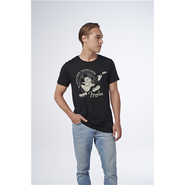 Fender Recording Machine T-Shirt, Black, S
