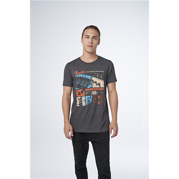 Fender Fender® Jaguar® T-Shirt, Dark Gray, S
