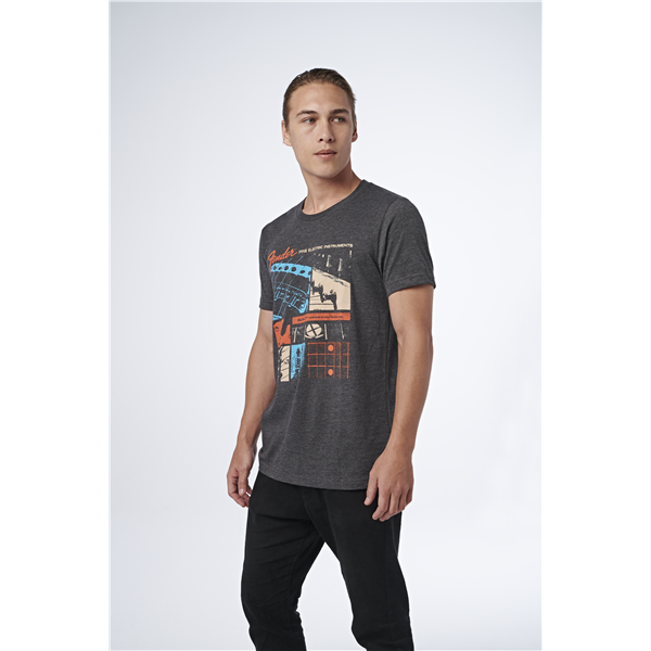 Fender Fender® Jaguar® T-Shirt, Dark Gray, S