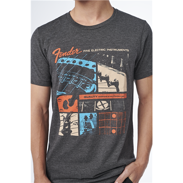 Fender Fender® Jaguar® T-Shirt, Dark Gray, S